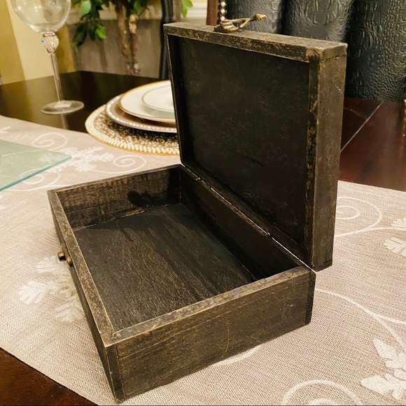 Inspirational Wood Treasure Jewelry Storage Box - Picture 4 of 8